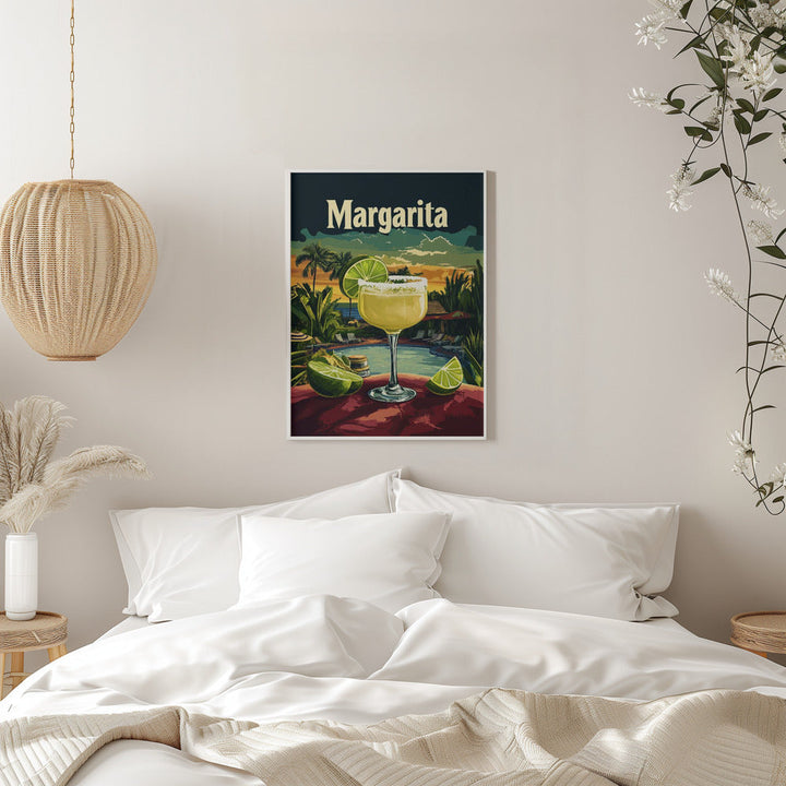 Margarita Vintage - Stretched Canvas, Poster or Fine Art Print I Heart Wall Art