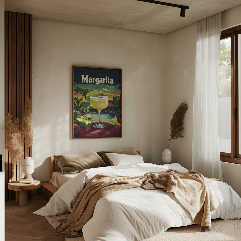 Margarita Vintage - Stretched Canvas, Poster or Fine Art Print I Heart Wall Art