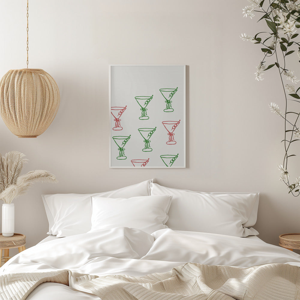 Martinis - Stretched Canvas, Poster or Fine Art Print I Heart Wall Art