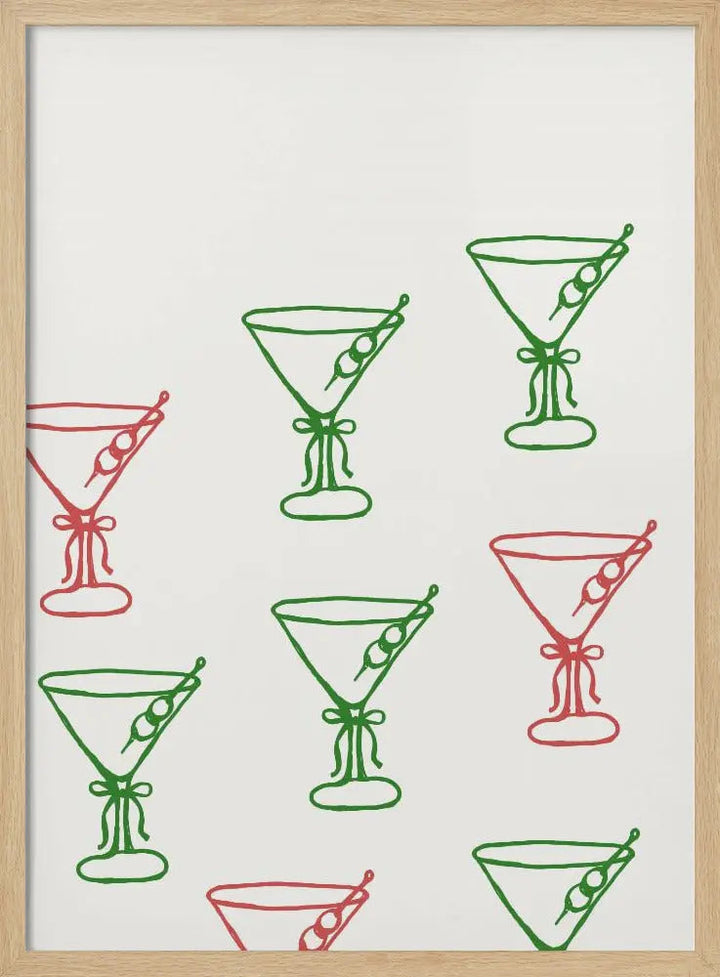 Martinis - Stretched Canvas, Poster or Fine Art Print I Heart Wall Art