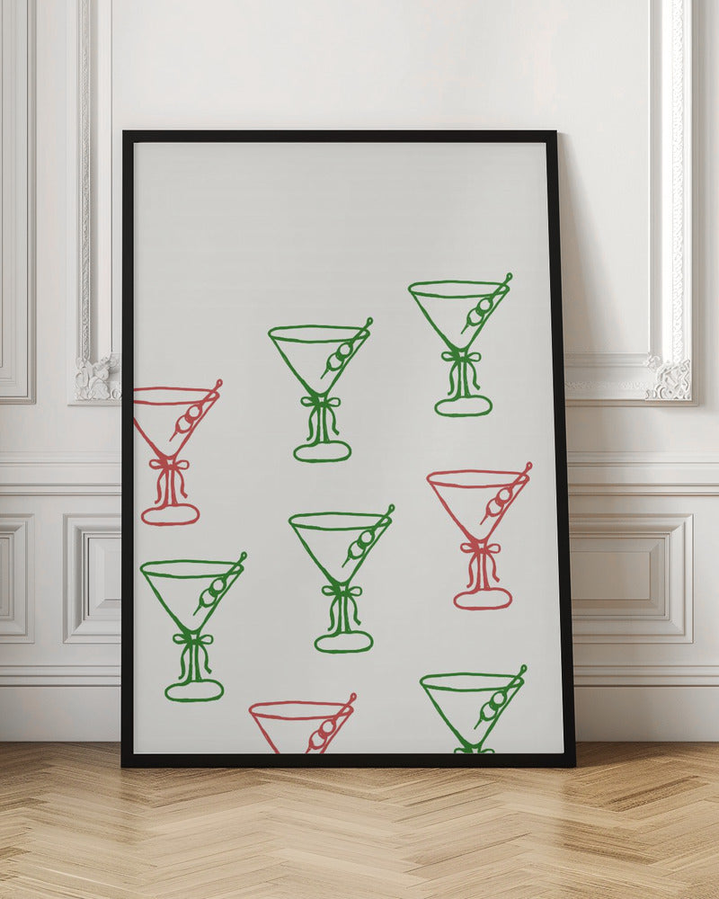 Martinis - Stretched Canvas, Poster or Fine Art Print I Heart Wall Art