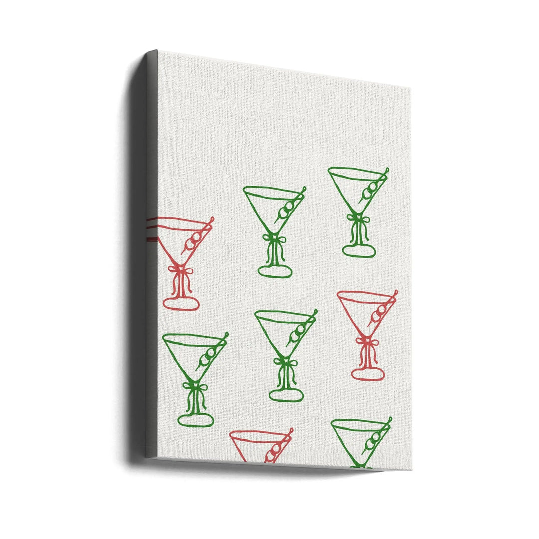 Martinis - Stretched Canvas, Poster or Fine Art Print I Heart Wall Art