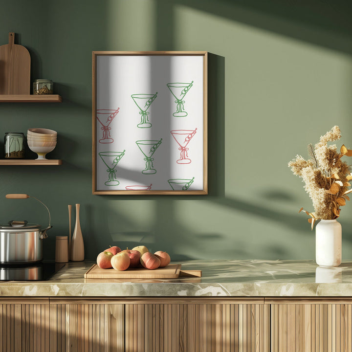 Martinis - Stretched Canvas, Poster or Fine Art Print I Heart Wall Art