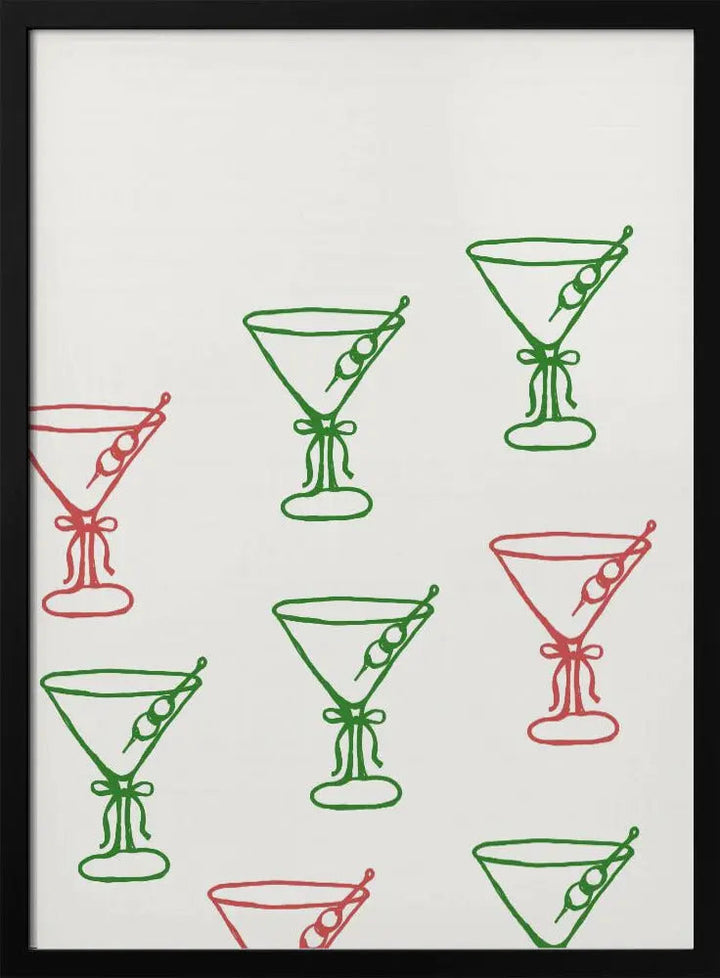 Martinis - Stretched Canvas, Poster or Fine Art Print I Heart Wall Art