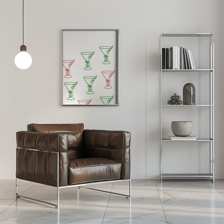 Martinis - Stretched Canvas, Poster or Fine Art Print I Heart Wall Art