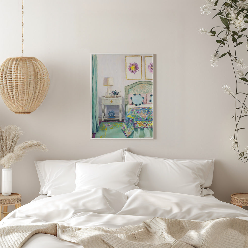 Mary Ellen S Bedroom - Stretched Canvas, Poster or Fine Art Print I Heart Wall Art