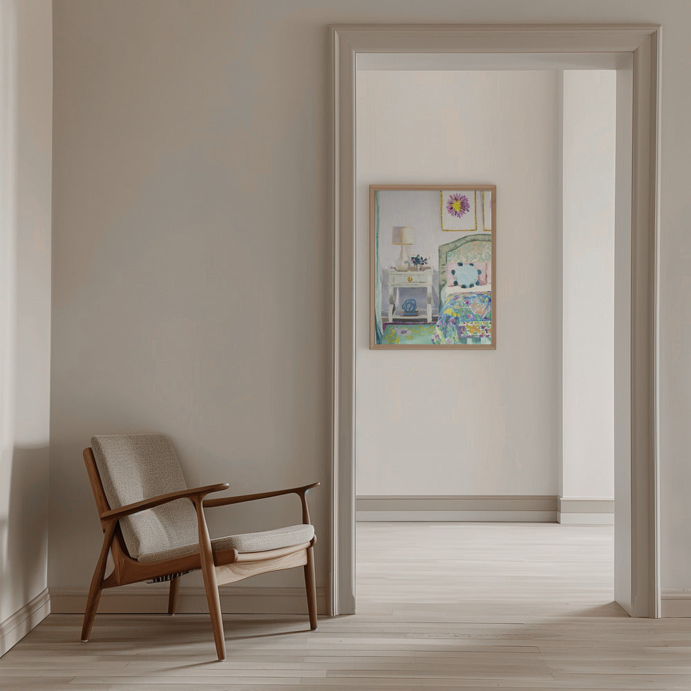Mary Ellen S Bedroom - Stretched Canvas, Poster or Fine Art Print I Heart Wall Art
