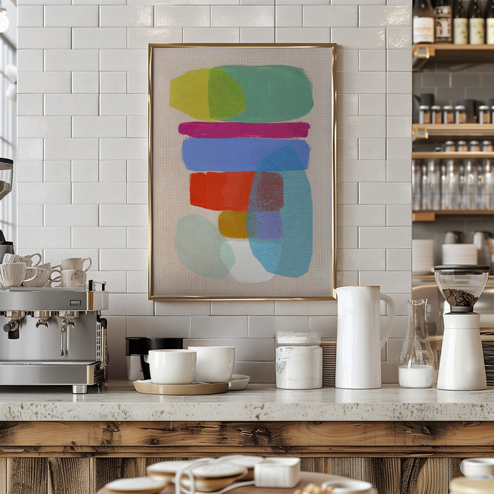 Mash Up 1 - Stretched Canvas, Poster or Fine Art Print I Heart Wall Art