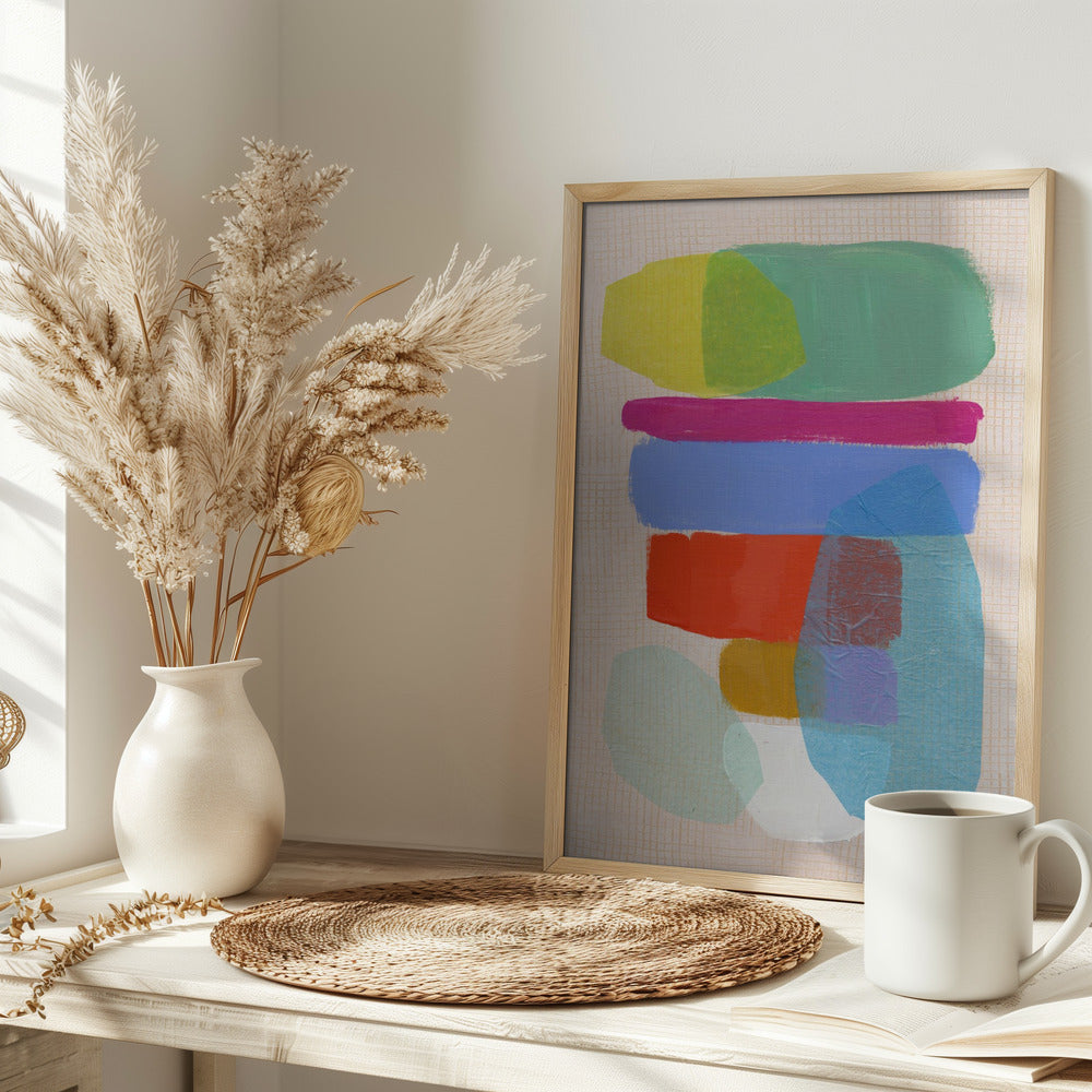 Mash Up 1 - Stretched Canvas, Poster or Fine Art Print I Heart Wall Art