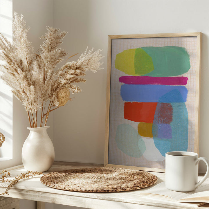 Mash Up 1 - Stretched Canvas, Poster or Fine Art Print I Heart Wall Art