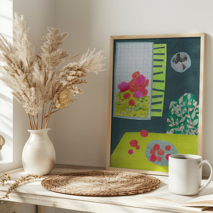Matisse Inspired Still Life With Chair - Stretched Canvas, Poster or Fine Art Print I Heart Wall Art