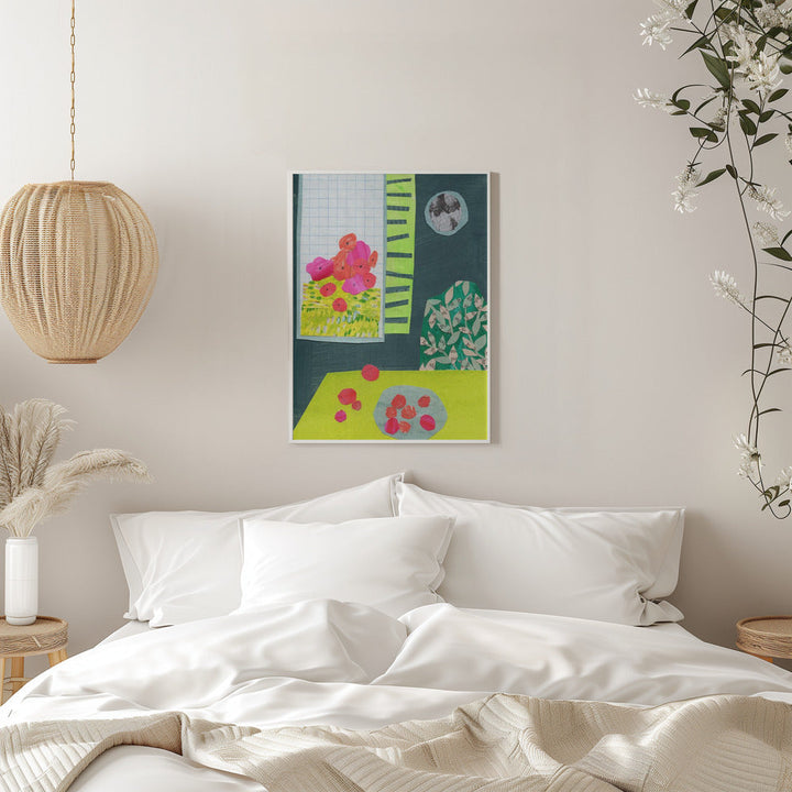 Matisse Inspired Still Life With Chair - Stretched Canvas, Poster or Fine Art Print I Heart Wall Art