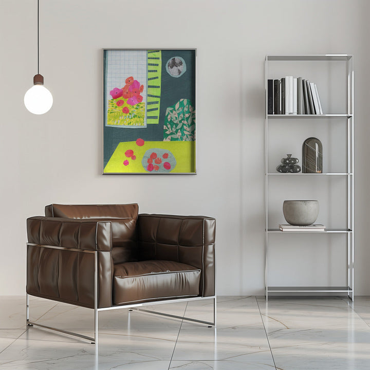 Matisse Inspired Still Life With Chair - Stretched Canvas, Poster or Fine Art Print I Heart Wall Art