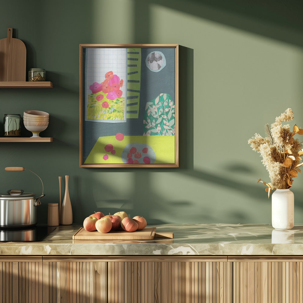 Matisse Inspired Still Life With Chair - Stretched Canvas, Poster or Fine Art Print I Heart Wall Art