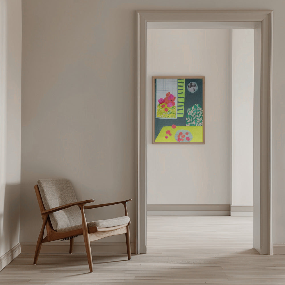 Matisse Inspired Still Life With Chair - Stretched Canvas, Poster or Fine Art Print I Heart Wall Art