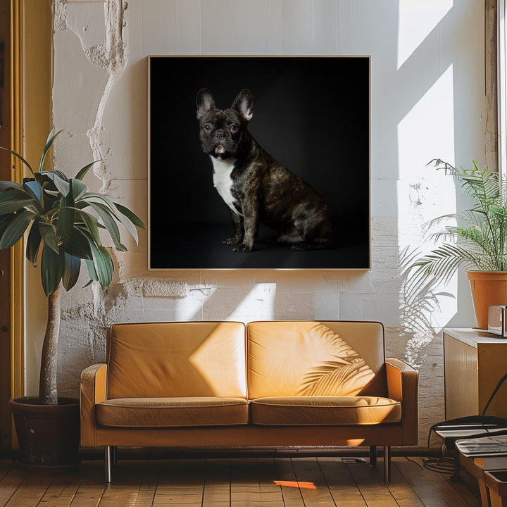 Max - Square Stretched Canvas, Poster or Fine Art Print I Heart Wall Art