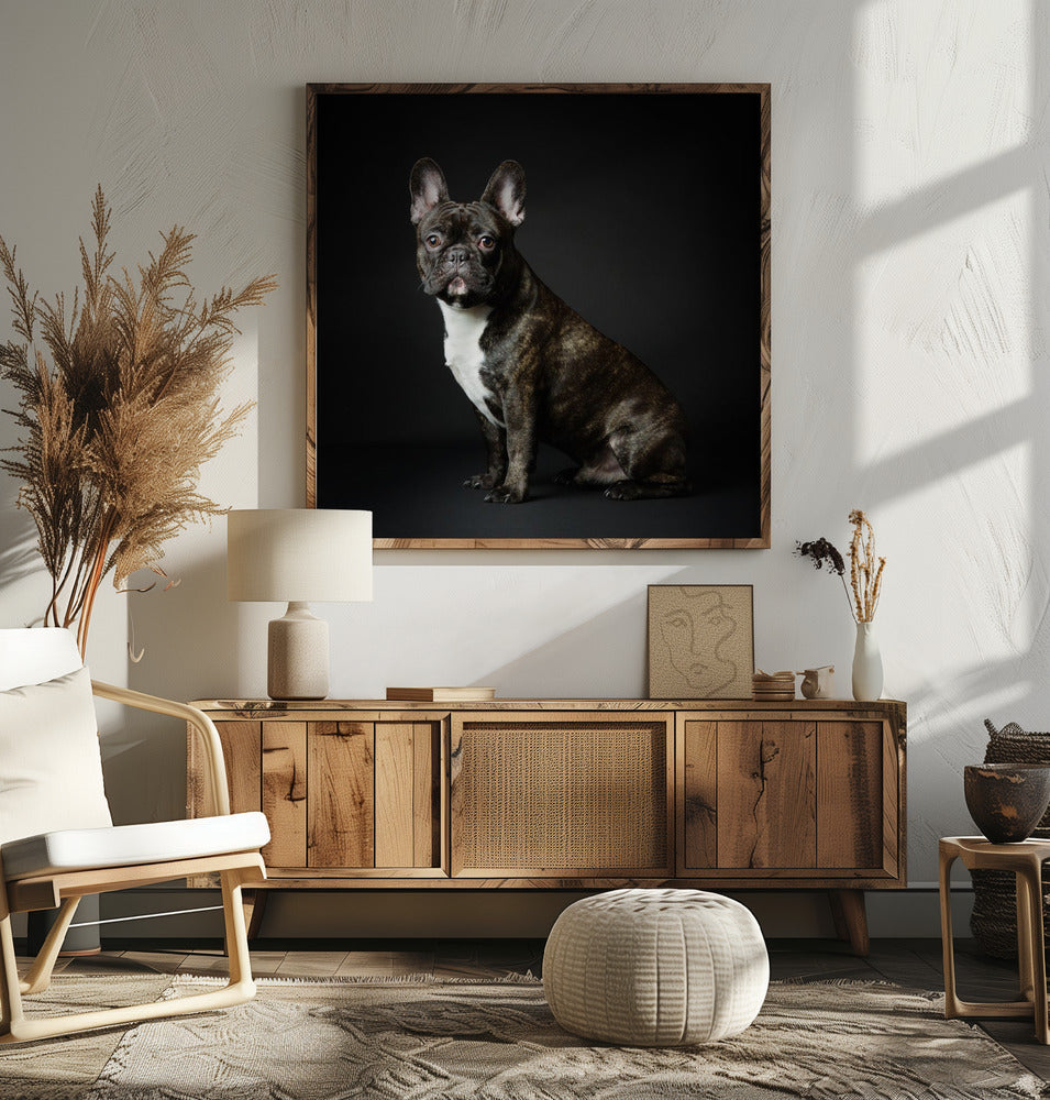 Max - Square Stretched Canvas, Poster or Fine Art Print I Heart Wall Art