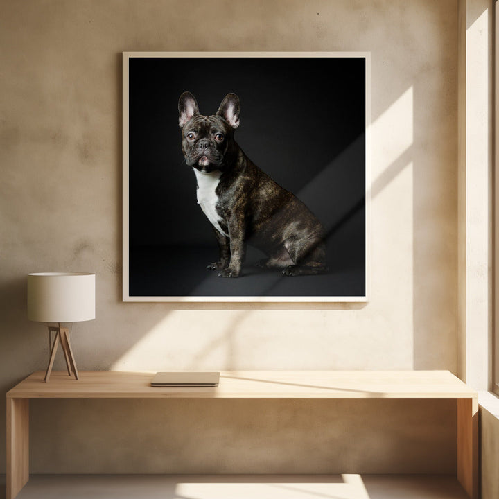 Max - Square Stretched Canvas, Poster or Fine Art Print I Heart Wall Art