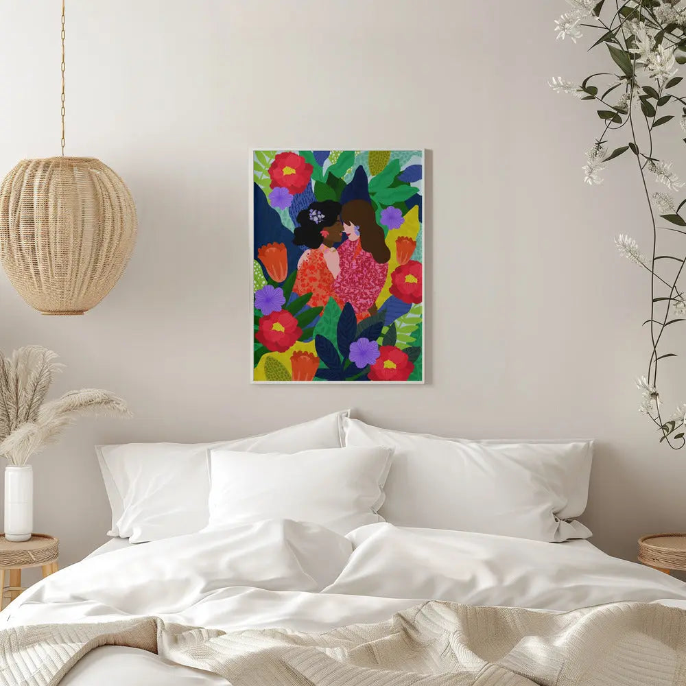 9933x14043 Din 102 May Your Love Blossom 2 - Stretched Canvas, Poster or Fine Art Print I Heart Wall Art