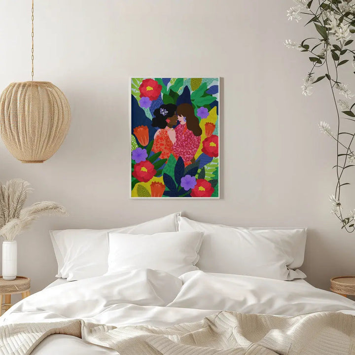 9933x14043 Din 102 May Your Love Blossom 2 - Stretched Canvas, Poster or Fine Art Print I Heart Wall Art