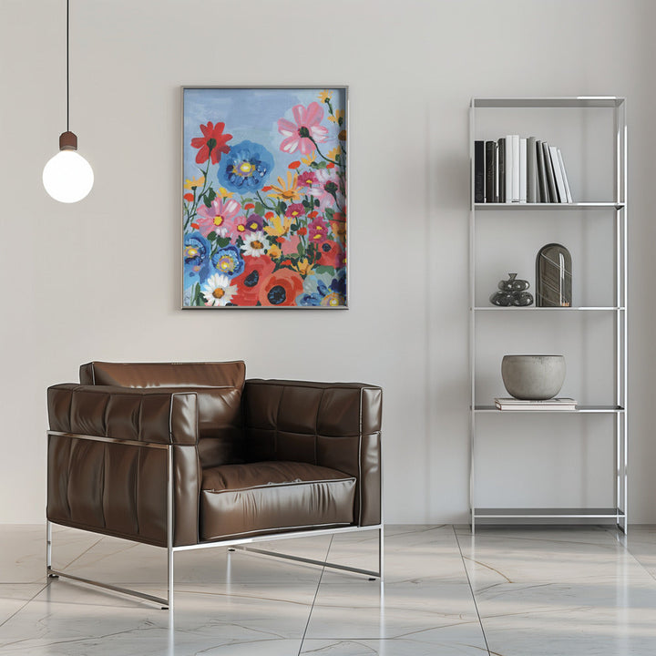 Meadow In June - Stretched Canvas, Poster or Fine Art Print I Heart Wall Art