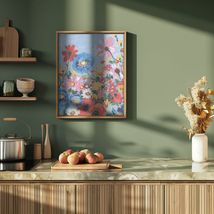 Meadow In June - Stretched Canvas, Poster or Fine Art Print I Heart Wall Art