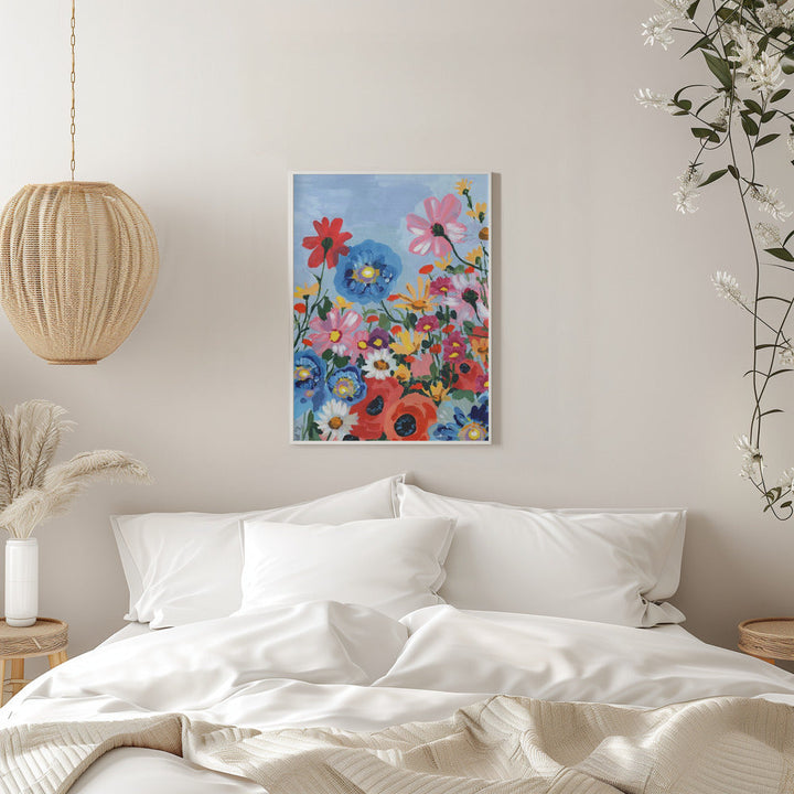 Meadow In June - Stretched Canvas, Poster or Fine Art Print I Heart Wall Art