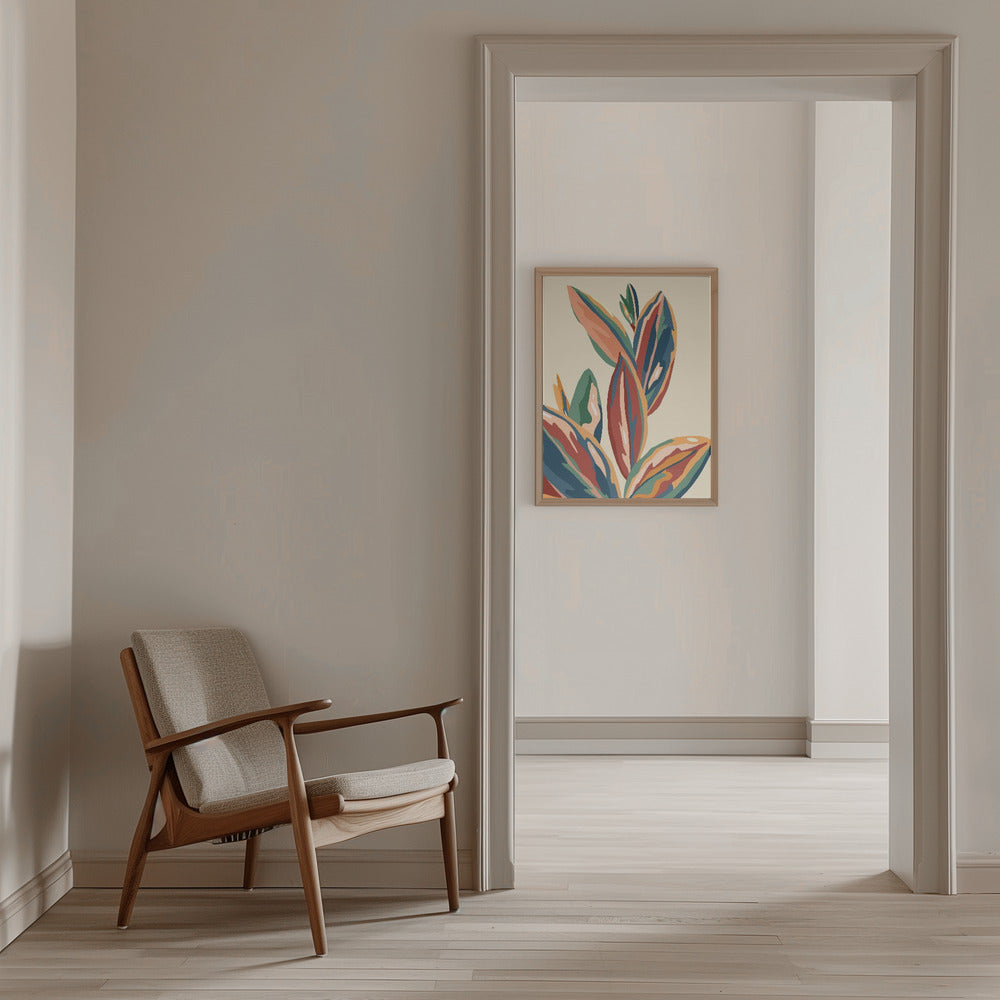 Mediterranean Botanical - Stretched Canvas, Poster or Fine Art Print I Heart Wall Art