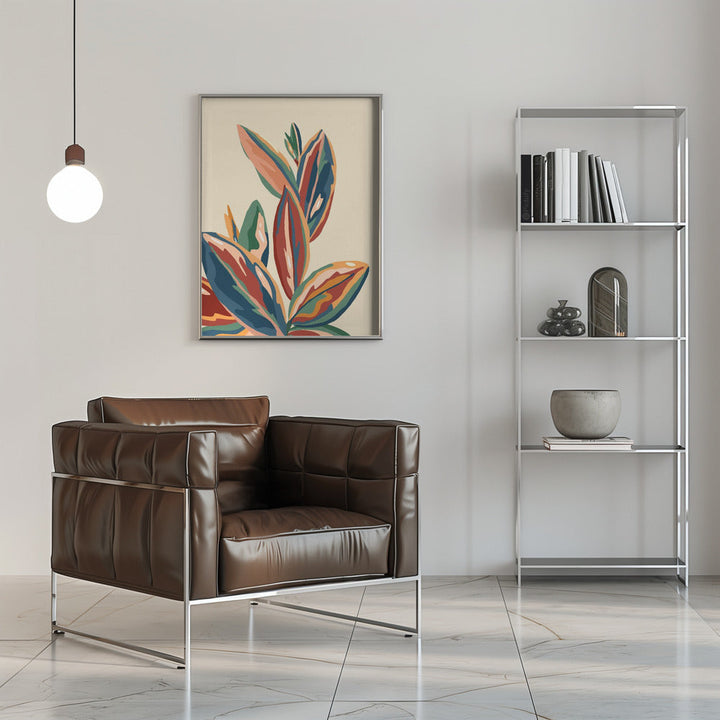 Mediterranean Botanical - Stretched Canvas, Poster or Fine Art Print I Heart Wall Art