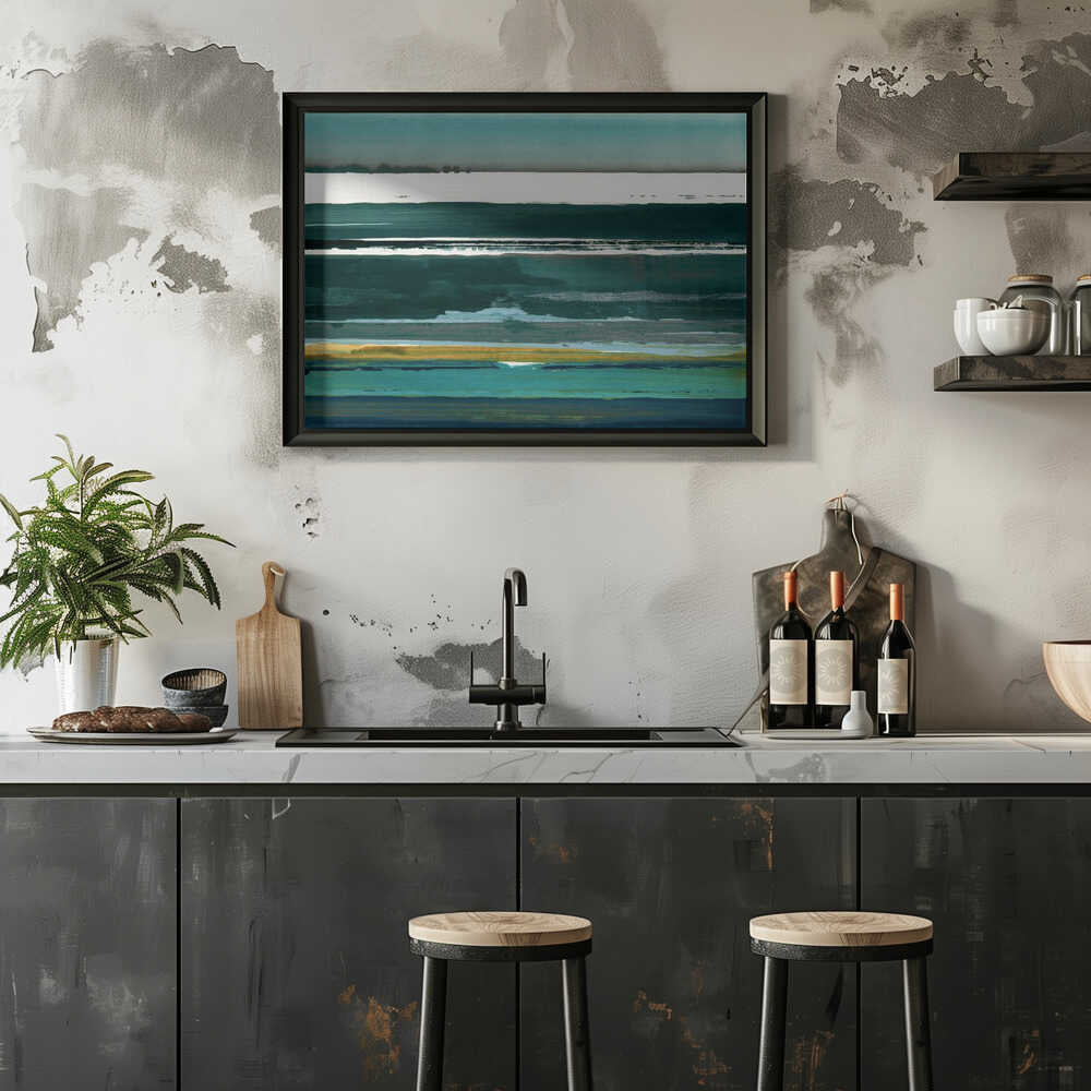 Mediterranean Sea Print 1 - Stretched Canvas, Poster or Fine Art Print - I Heart Wall Art - Poster Print, Canvas Print or Framed Art Print