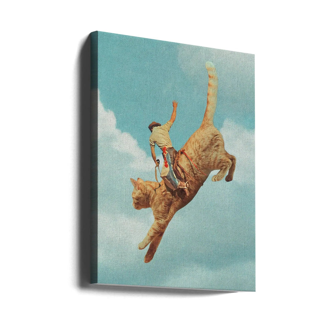 Meehaw   Rodio Cat - Stretched Canvas, Poster or Fine Art Print I Heart Wall Art