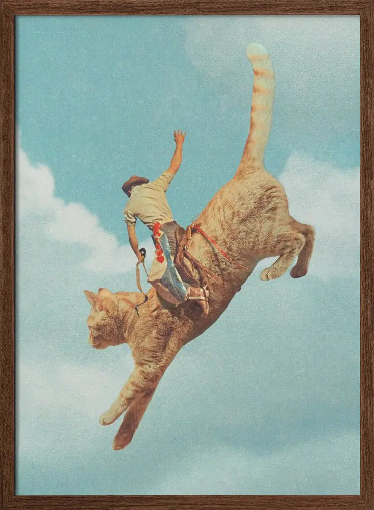 Meehaw   Rodio Cat - Stretched Canvas, Poster or Fine Art Print I Heart Wall Art