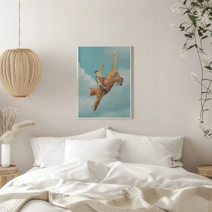 Meehaw   Rodio Cat - Stretched Canvas, Poster or Fine Art Print I Heart Wall Art
