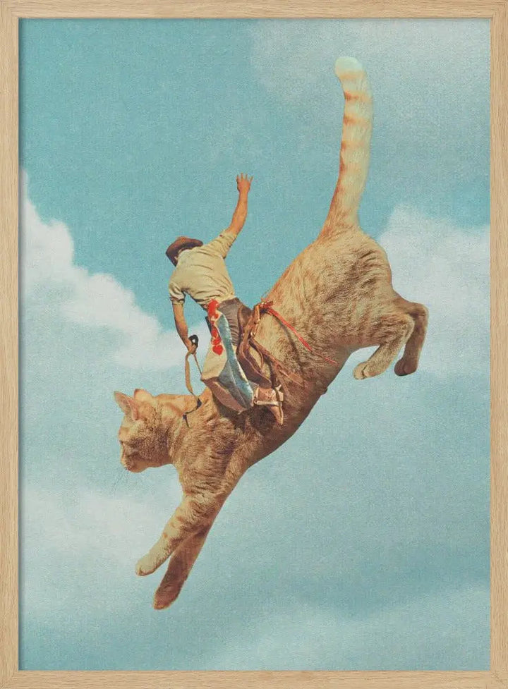 Meehaw   Rodio Cat - Stretched Canvas, Poster or Fine Art Print I Heart Wall Art