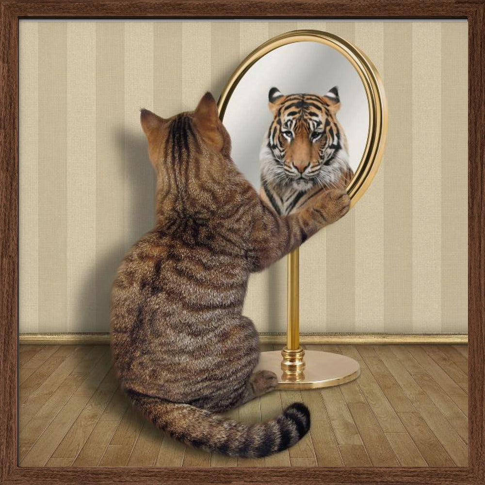 Megalomania.... - Square Stretched Canvas, Poster or Fine Art Print I Heart Wall Art