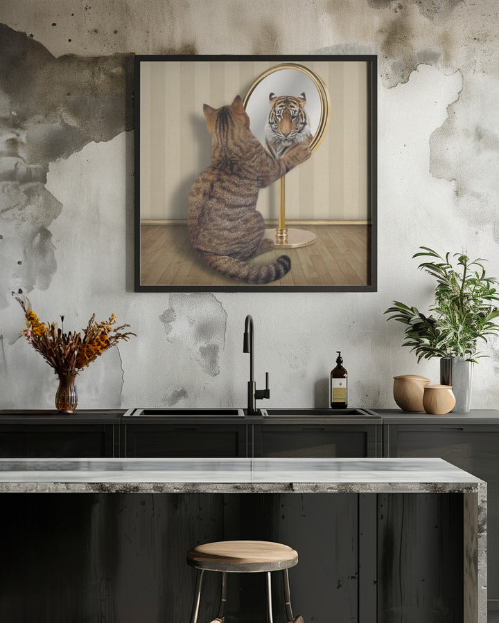 Megalomania.... - Square Stretched Canvas, Poster or Fine Art Print I Heart Wall Art