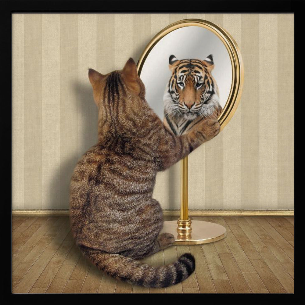Megalomania.... - Square Stretched Canvas, Poster or Fine Art Print I Heart Wall Art