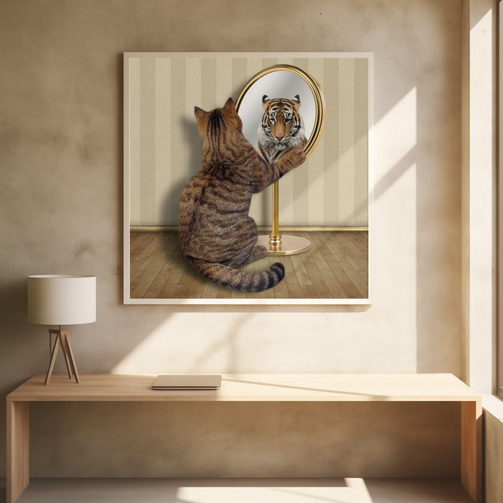 Megalomania.... - Square Stretched Canvas, Poster or Fine Art Print I Heart Wall Art