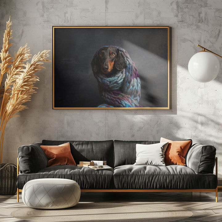 Melancholy,  or....Shall we cry together... - Stretched Canvas, Poster or Fine Art Print I Heart Wall Art