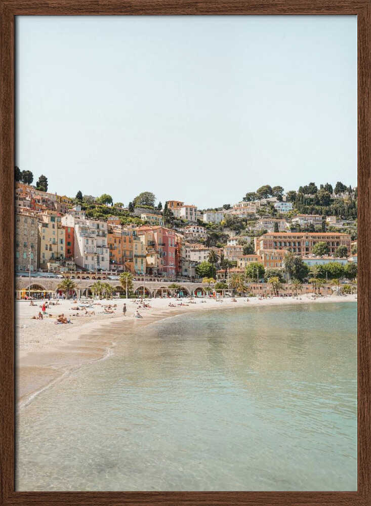 Menton, France - Stretched Canvas, Poster or Fine Art Print - I Heart Wall Art - Poster Print, Canvas Print or Framed Art Print