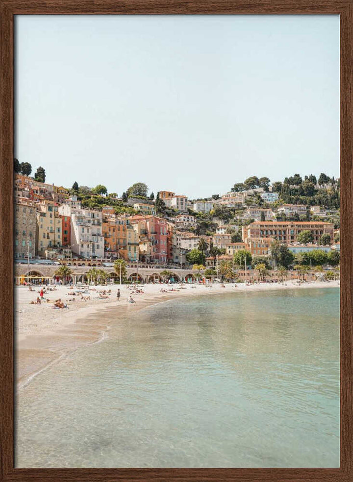 Menton, France - Stretched Canvas, Poster or Fine Art Print - I Heart Wall Art - Poster Print, Canvas Print or Framed Art Print