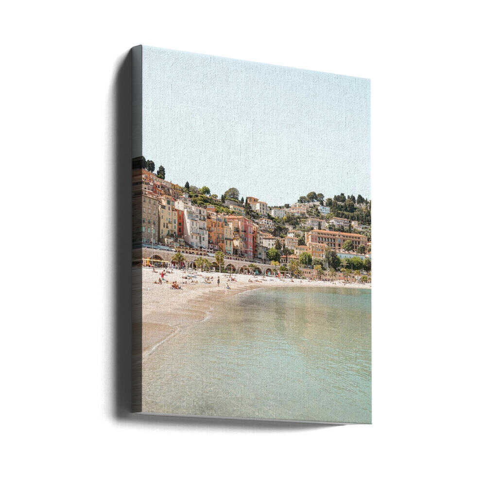 Menton, France - Stretched Canvas, Poster or Fine Art Print - I Heart Wall Art - Poster Print, Canvas Print or Framed Art Print
