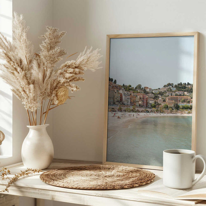 Menton, France - Stretched Canvas, Poster or Fine Art Print - I Heart Wall Art - Poster Print, Canvas Print or Framed Art Print
