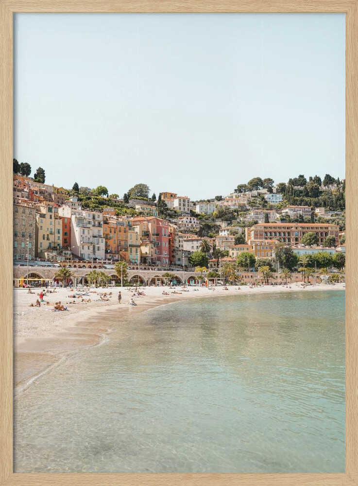 Menton, France - Stretched Canvas, Poster or Fine Art Print - I Heart Wall Art - Poster Print, Canvas Print or Framed Art Print