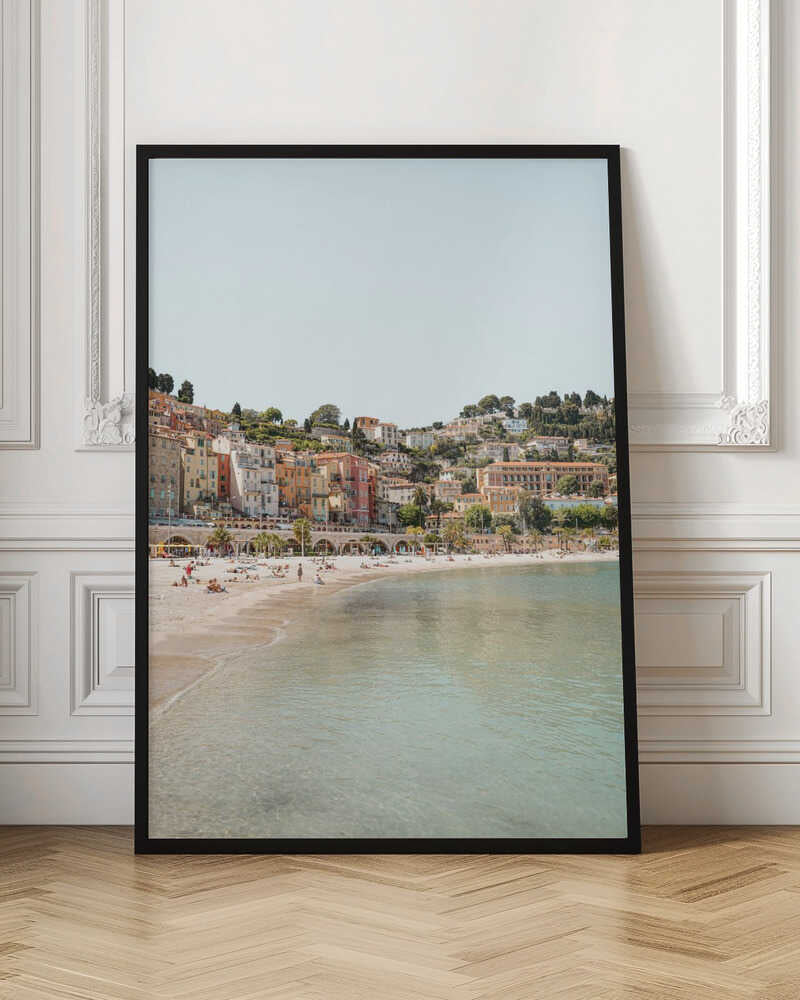 Menton, France - Stretched Canvas, Poster or Fine Art Print - I Heart Wall Art - Poster Print, Canvas Print or Framed Art Print