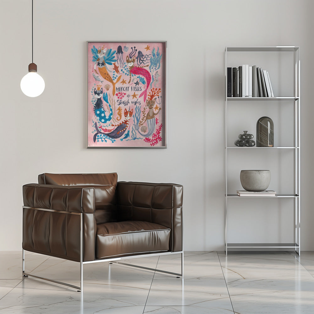 Mercats &amp;amp; Caticorns - Stretched Canvas, Poster or Fine Art Print I Heart Wall Art