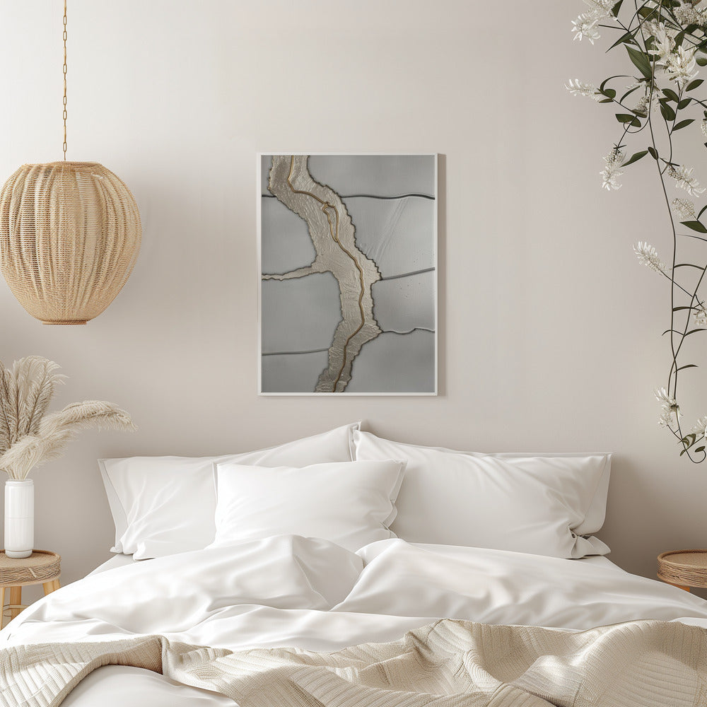 Metallic landscape nº2 - Stretched Canvas, Poster or Fine Art Print I Heart Wall Art