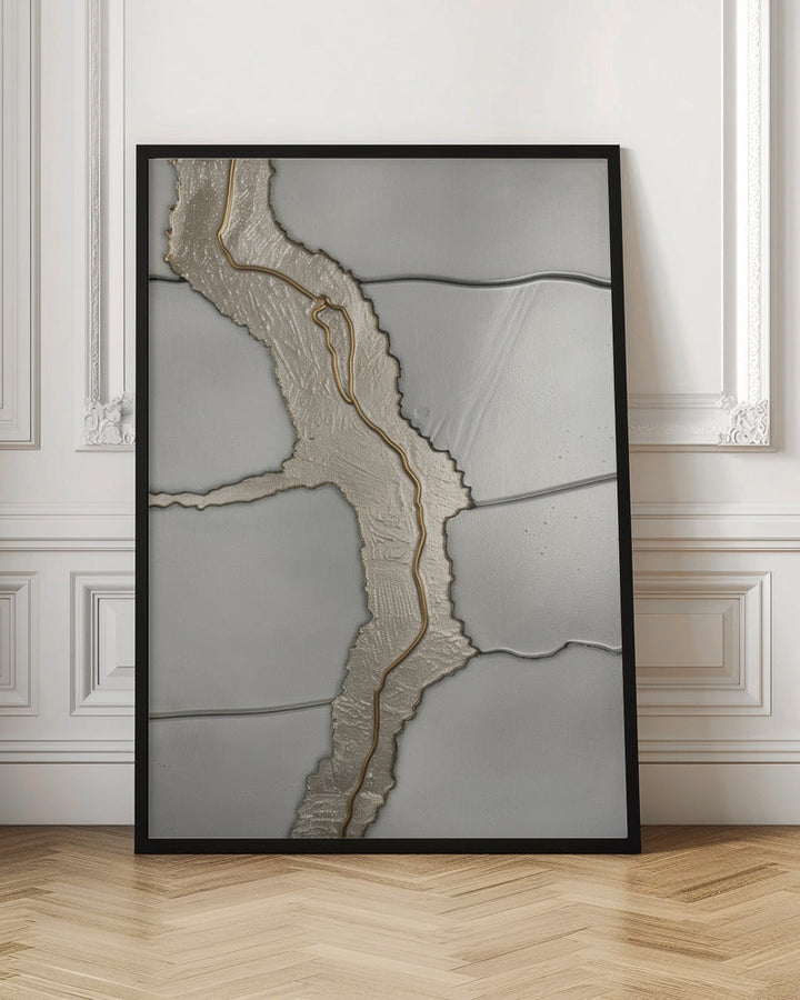 Metallic landscape nº2 - Stretched Canvas, Poster or Fine Art Print I Heart Wall Art