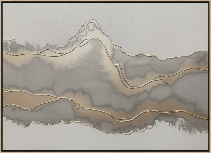 Metallic landscape nº4 - Stretched Canvas, Poster or Fine Art Print I Heart Wall Art