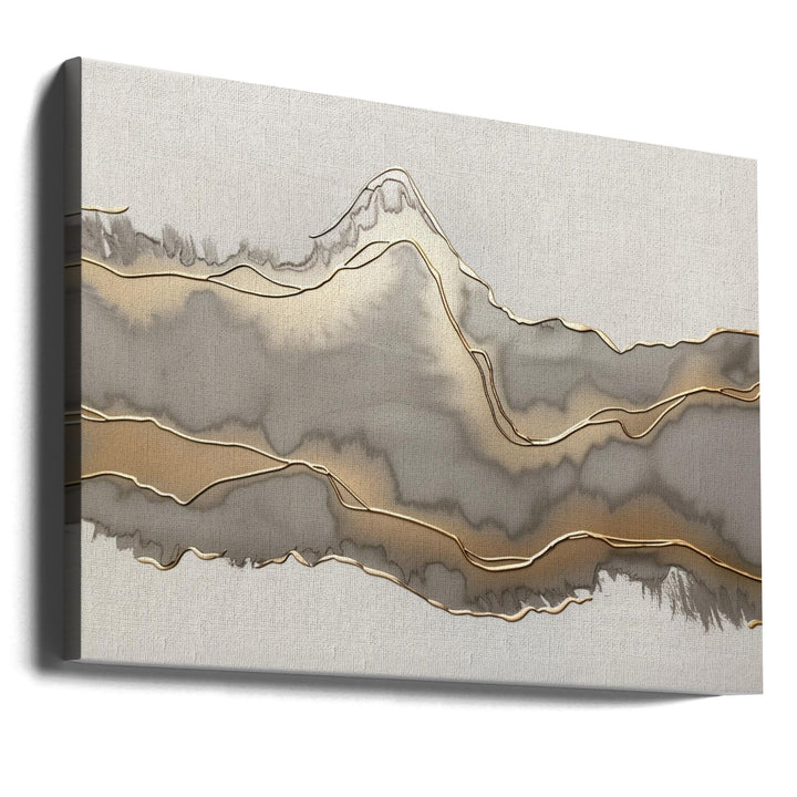 Metallic landscape nº4 - Stretched Canvas, Poster or Fine Art Print I Heart Wall Art